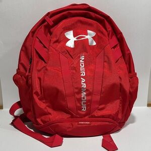 Under Armour Red Storm Backpack with White Logo